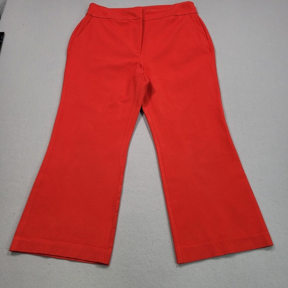 Boden Pants - Boden Womens Richmond Flare Pants Red Size 12R US 16R UK Wide Leg Trousers